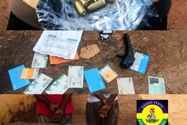 Police Arrest Three, Recover Firearm, Ammunition in Enugu