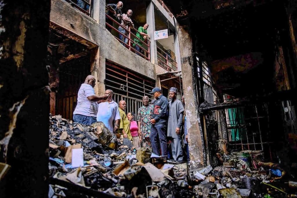 Photos: Obi Visits Abuja Fire Victims