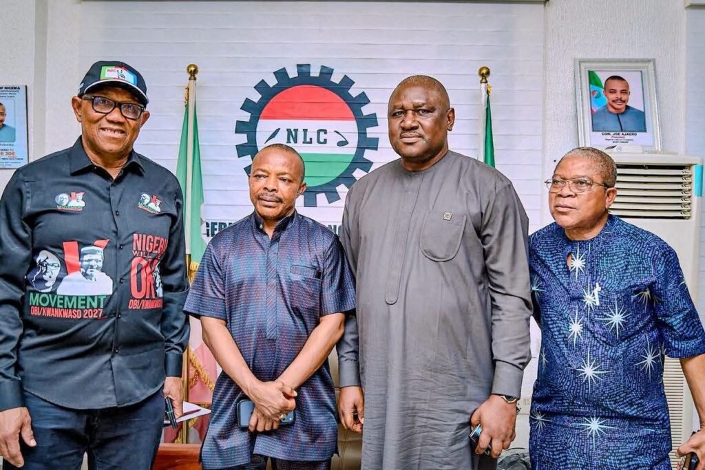 Obi Visits NLC, Mourns General Secretary Ugboaja