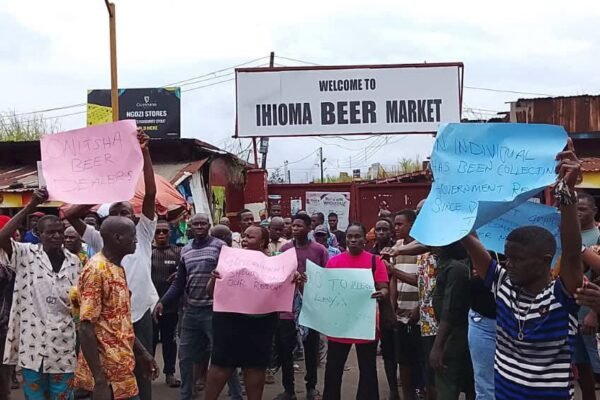 Onitsha Beer Dealers Protest Alleged Market Takeover, Seek Soludo’s Intervention