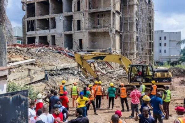 One dead, four rescued as four-storey building collapses in Enugu