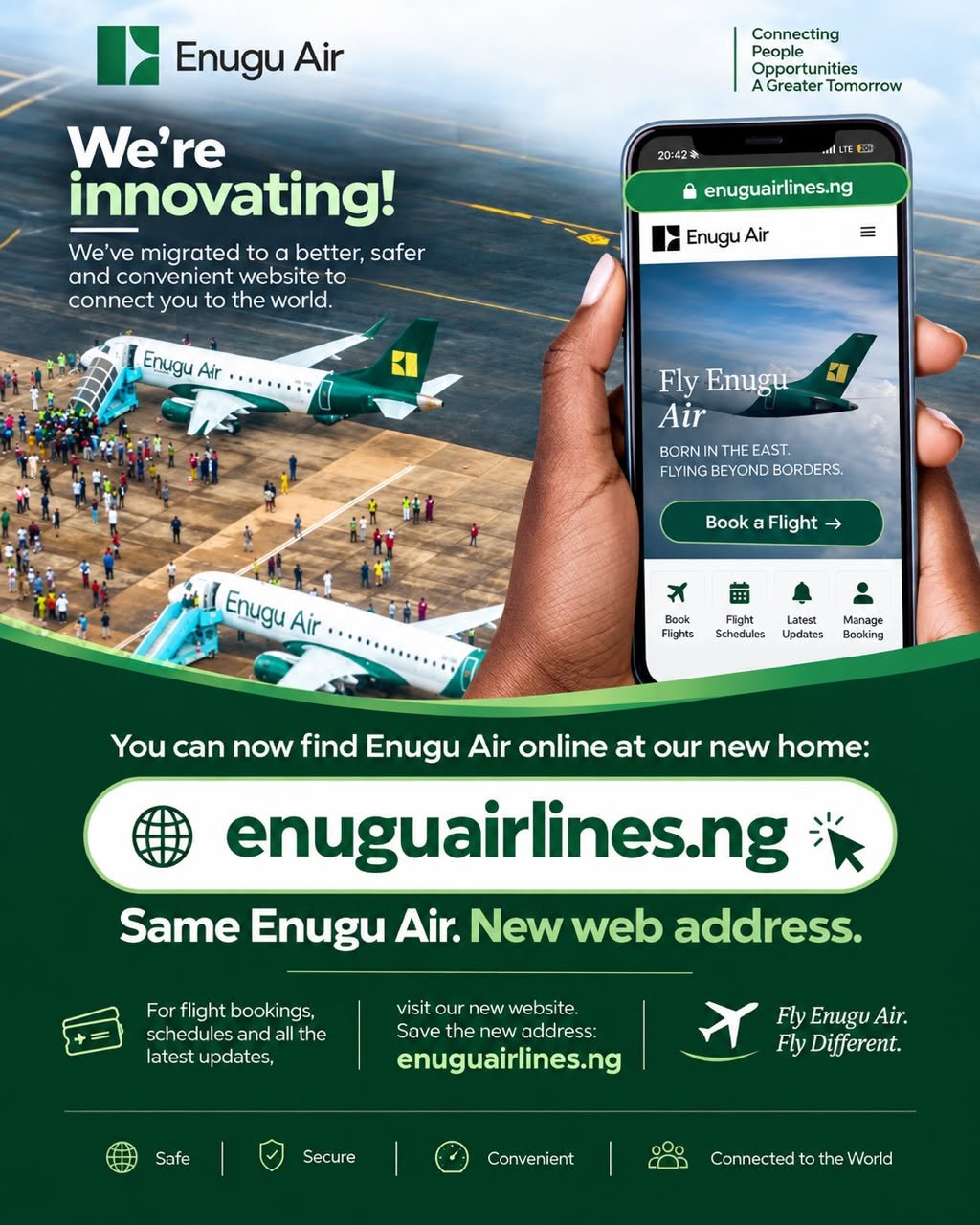 Enugu Air Launches New Website