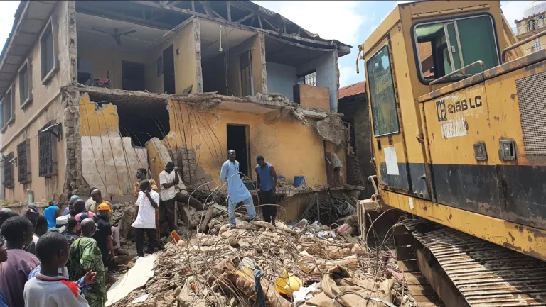 Four Family Members Die in Building Collapse