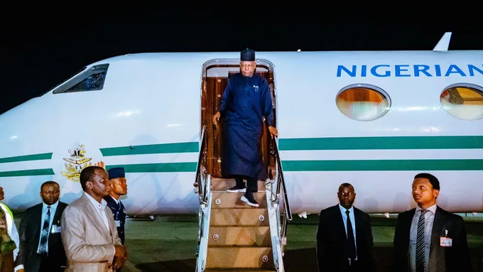 Shettima returns to Nigeria after UNGA81