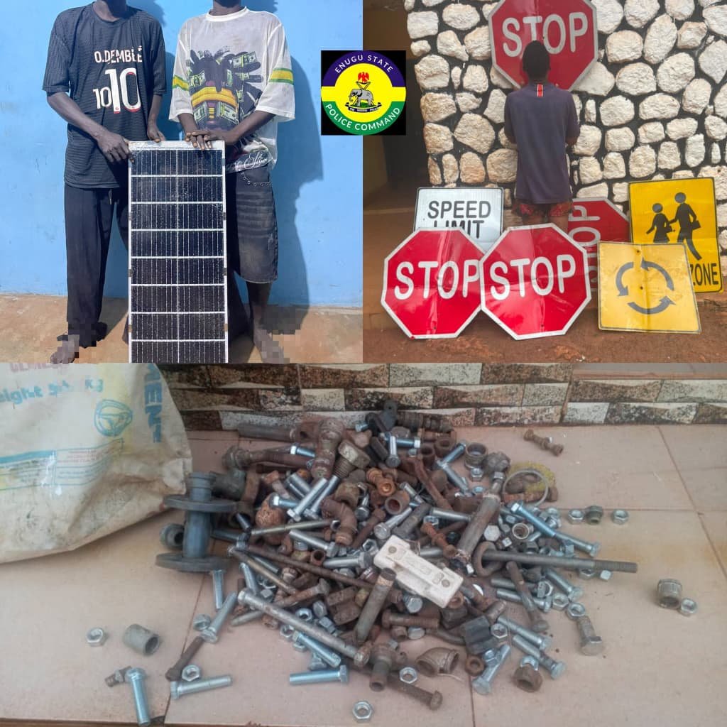 Enugu Police Arrest Five Over Alleged Vandalism Of Public Assets